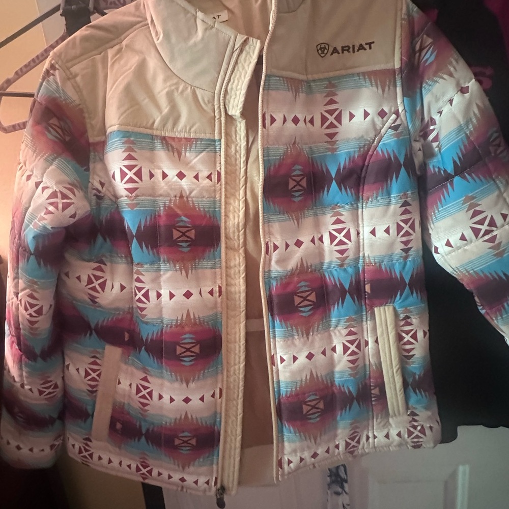 Ariat Multicolor Patterned Puffer Jacket